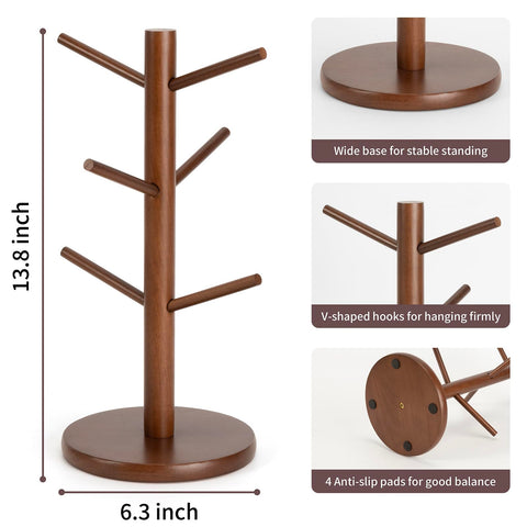 MyLifeUNIT mug holder tree makes a thoughtful gift for mug lovers.
