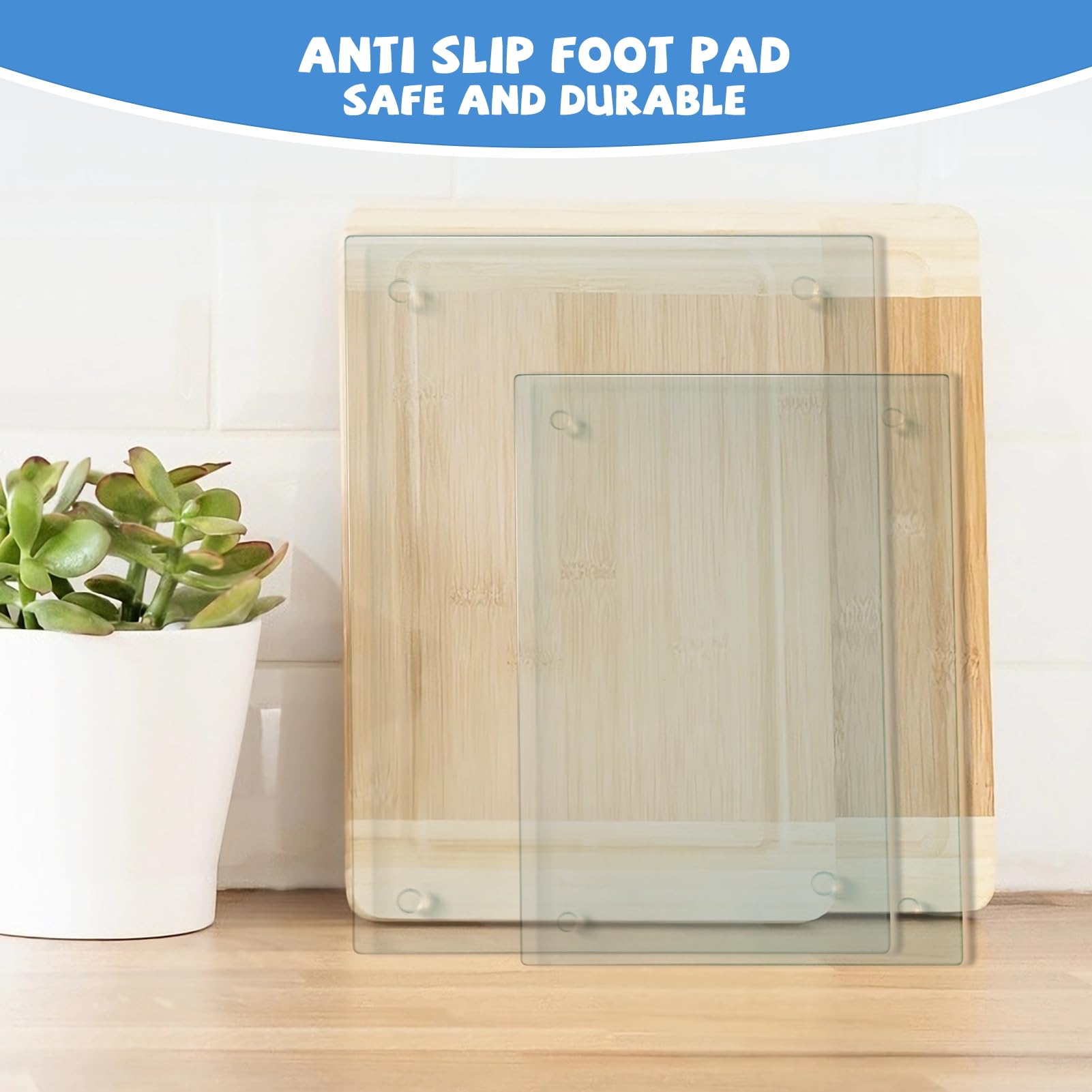 Mymonfif multi-purpose glass board doubles as plate and cheese board.