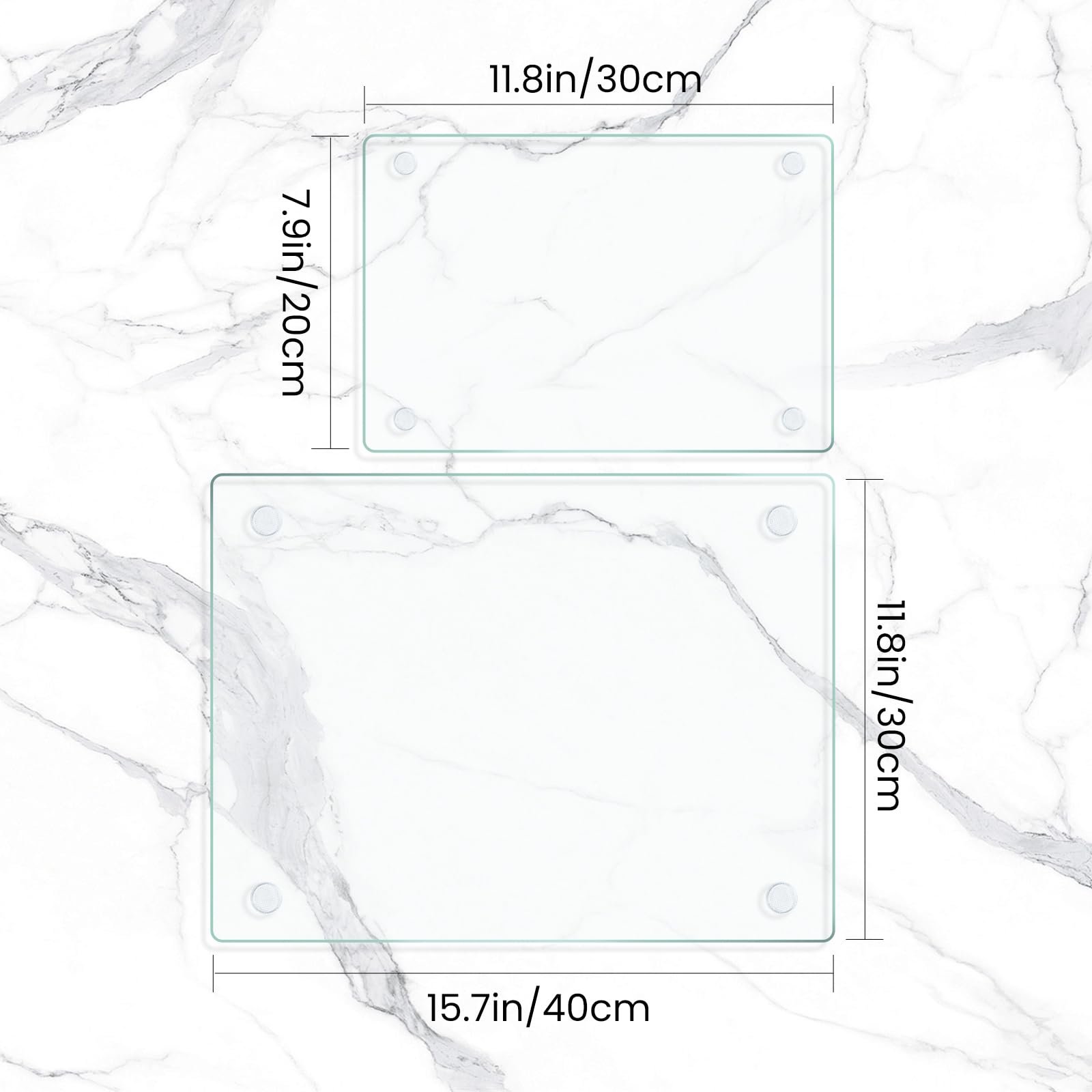 Mymonfif 12x8 boards set suitable for compact prep tasks.