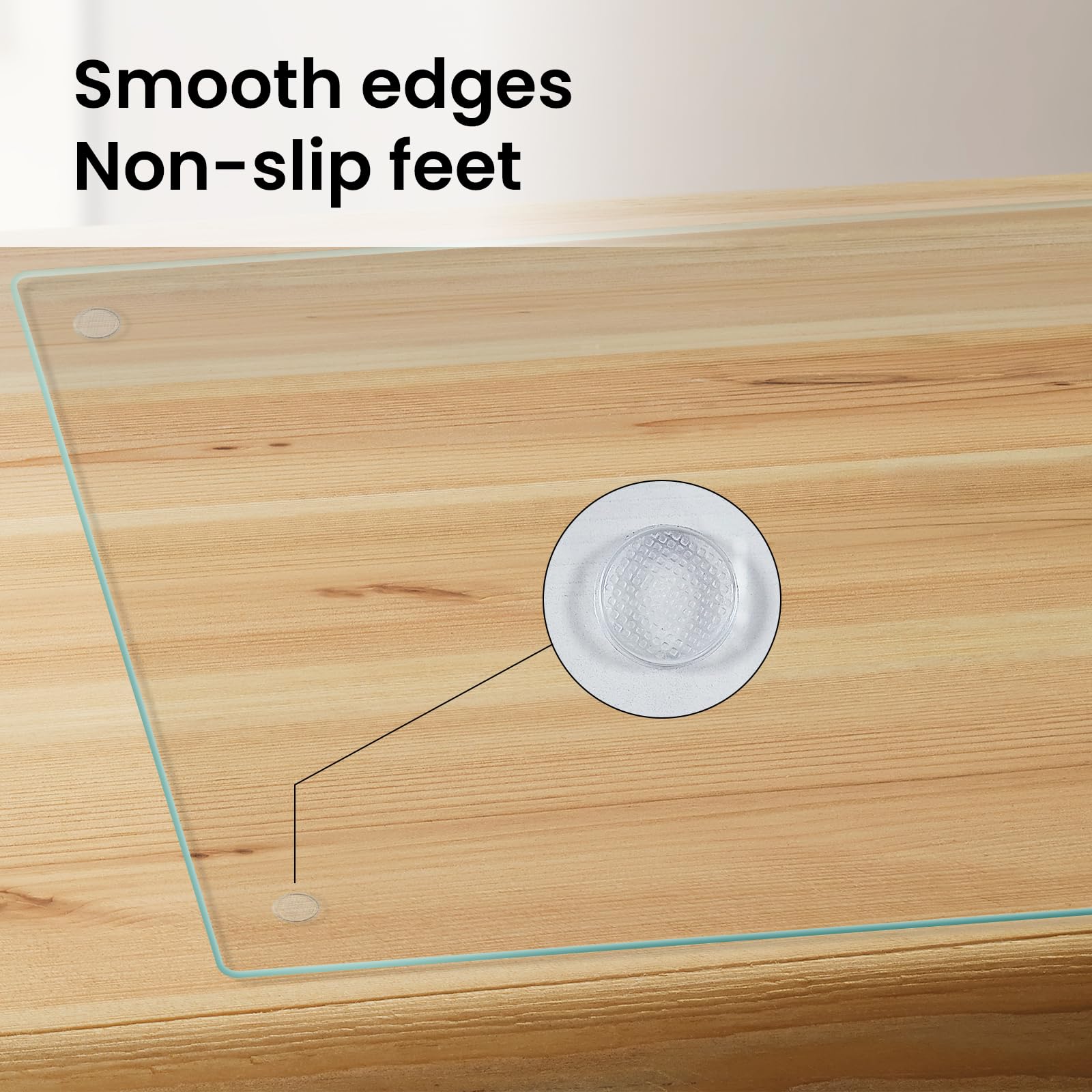 Mymonfif glass board used as cheese plate for versatile serving.