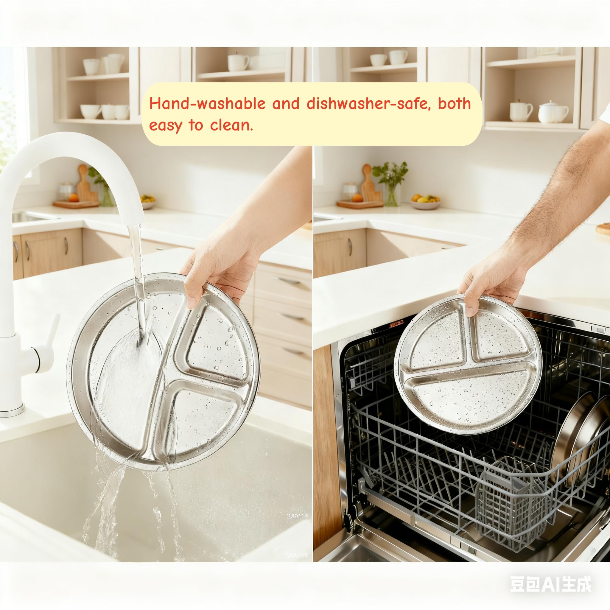 MYOVPLUT rounded edges ensure safe, kid-friendly mealtimes.