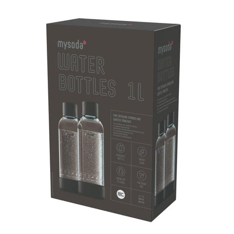 Close-up of the quick-lock on Mysoda bottle showing easy attachment.