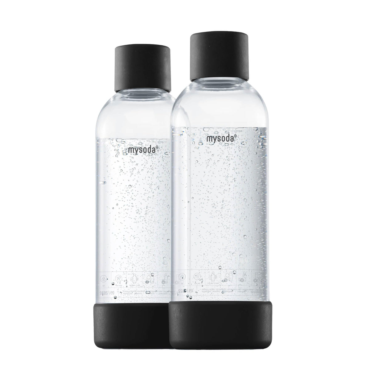 Mysoda carbonating bottle 1L with quick-lock for fast, secure attachment to your machine.