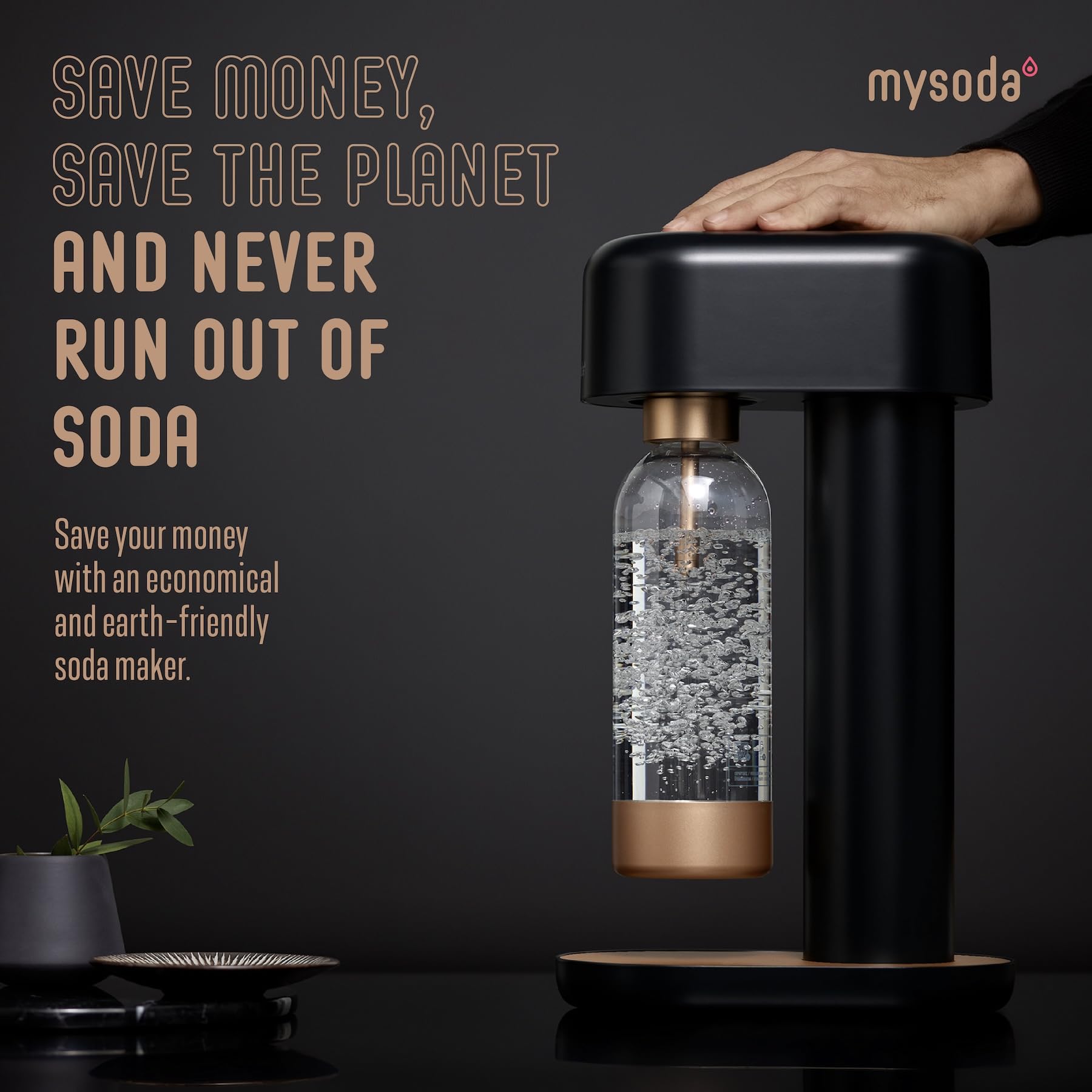 Mysoda Ruby 2 silent operation highlights peaceful carbonation without distracting kitchen noise.