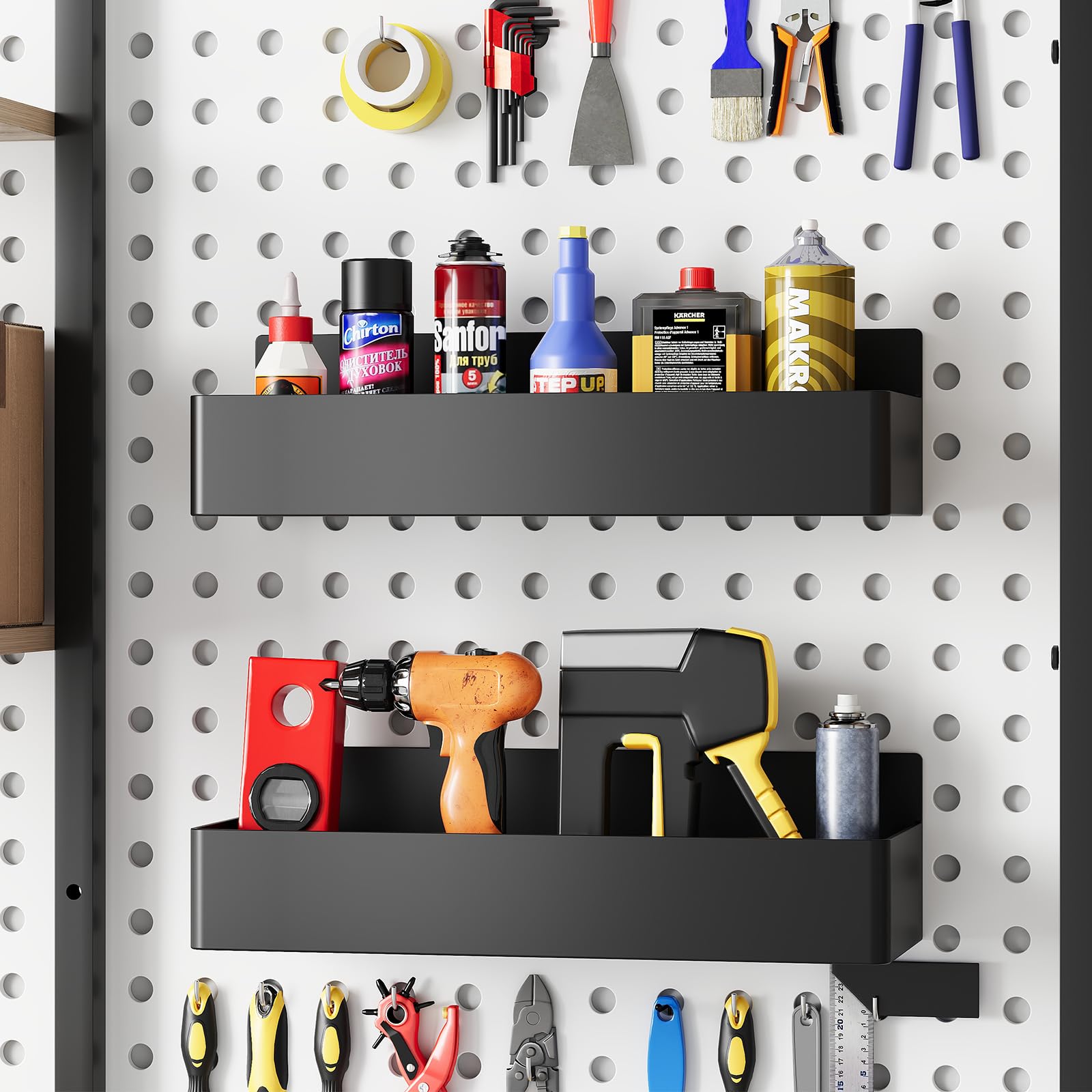 Mystozer black finish adds a sleek, modern touch to any kitchen.