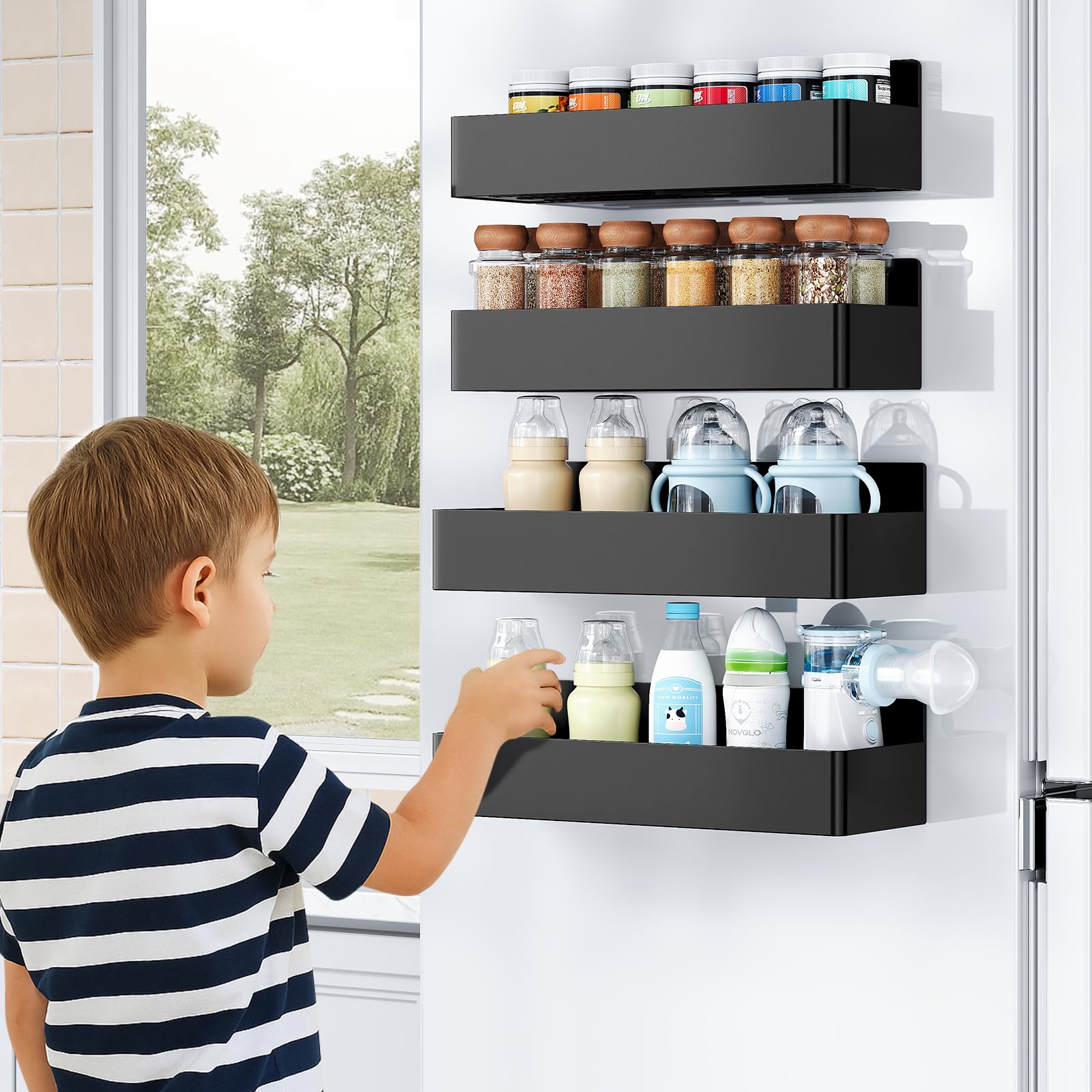 Mystozer space-saving design fits small kitchens and tight spaces.