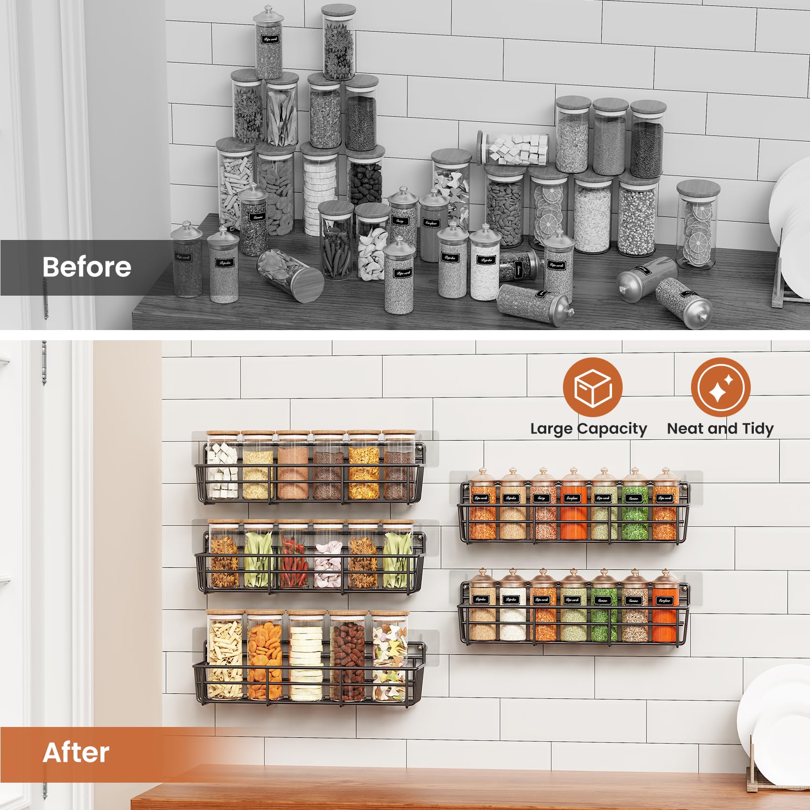 Mystozer installation-ready rack is versatile behind doors or inside cabinets
