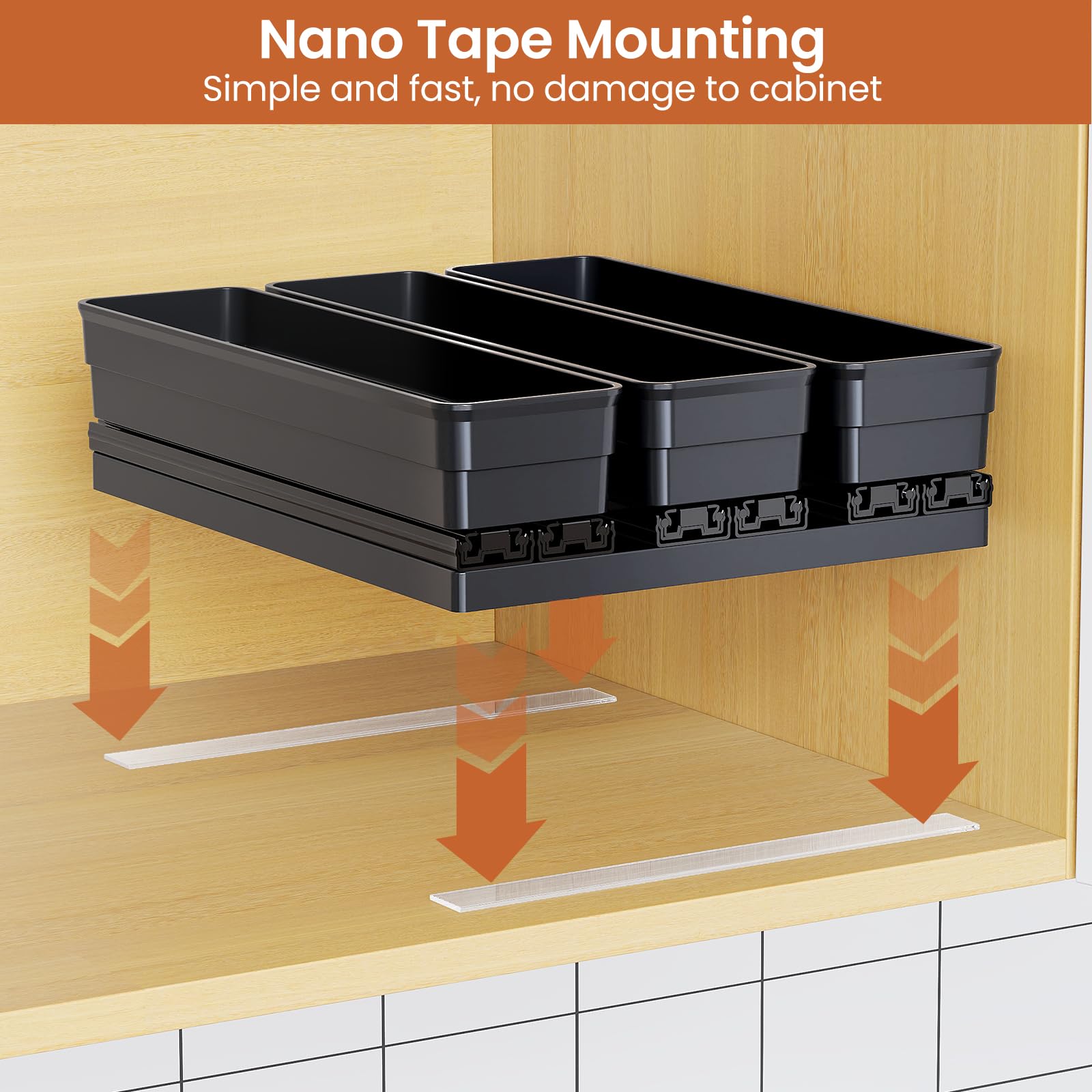 Mystozer black finish spice rack in use during daily cooking