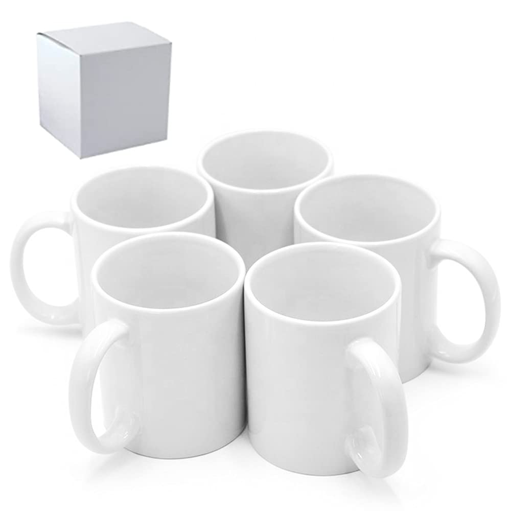 MYSUB 11oz sublimation mug blank ready for custom prints at home or office.