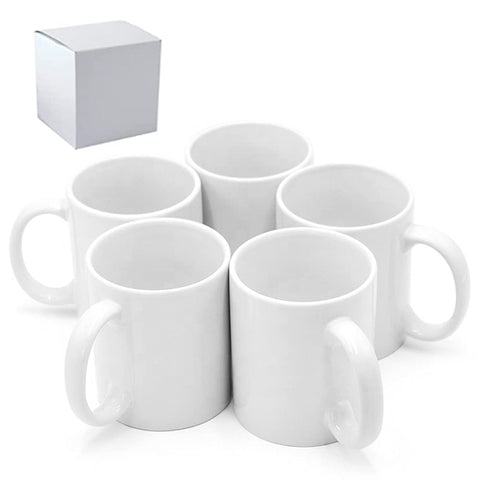 MYSUB 11oz sublimation mug blank ready for custom prints at home or office.