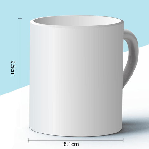 MYSUB dishwasher-safe sublimation mug maintains bright colors after washing.