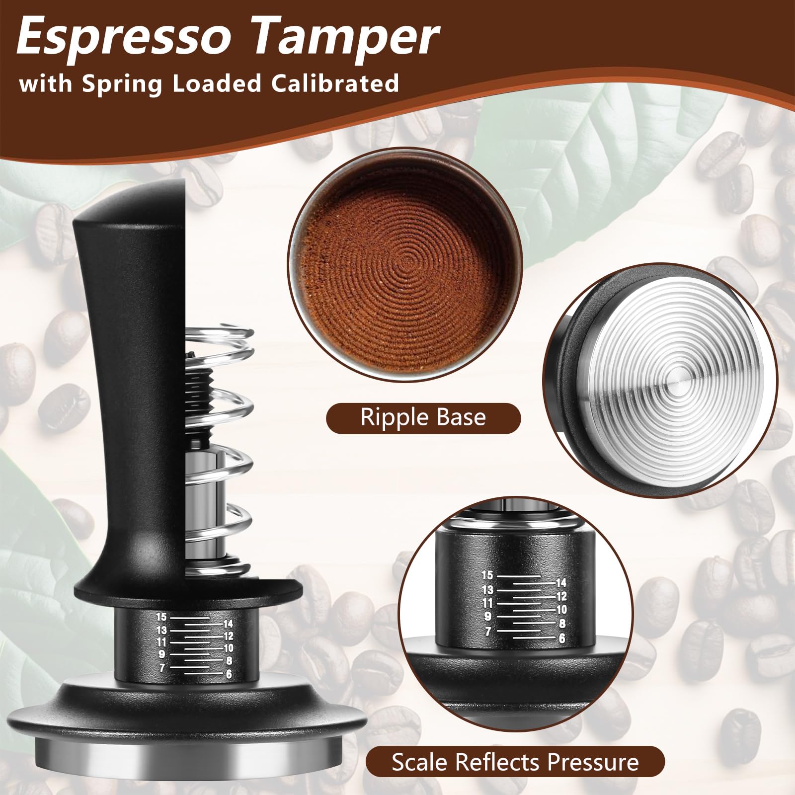 Mytdkxin coffee dosing funnel prevents spills during grinding.