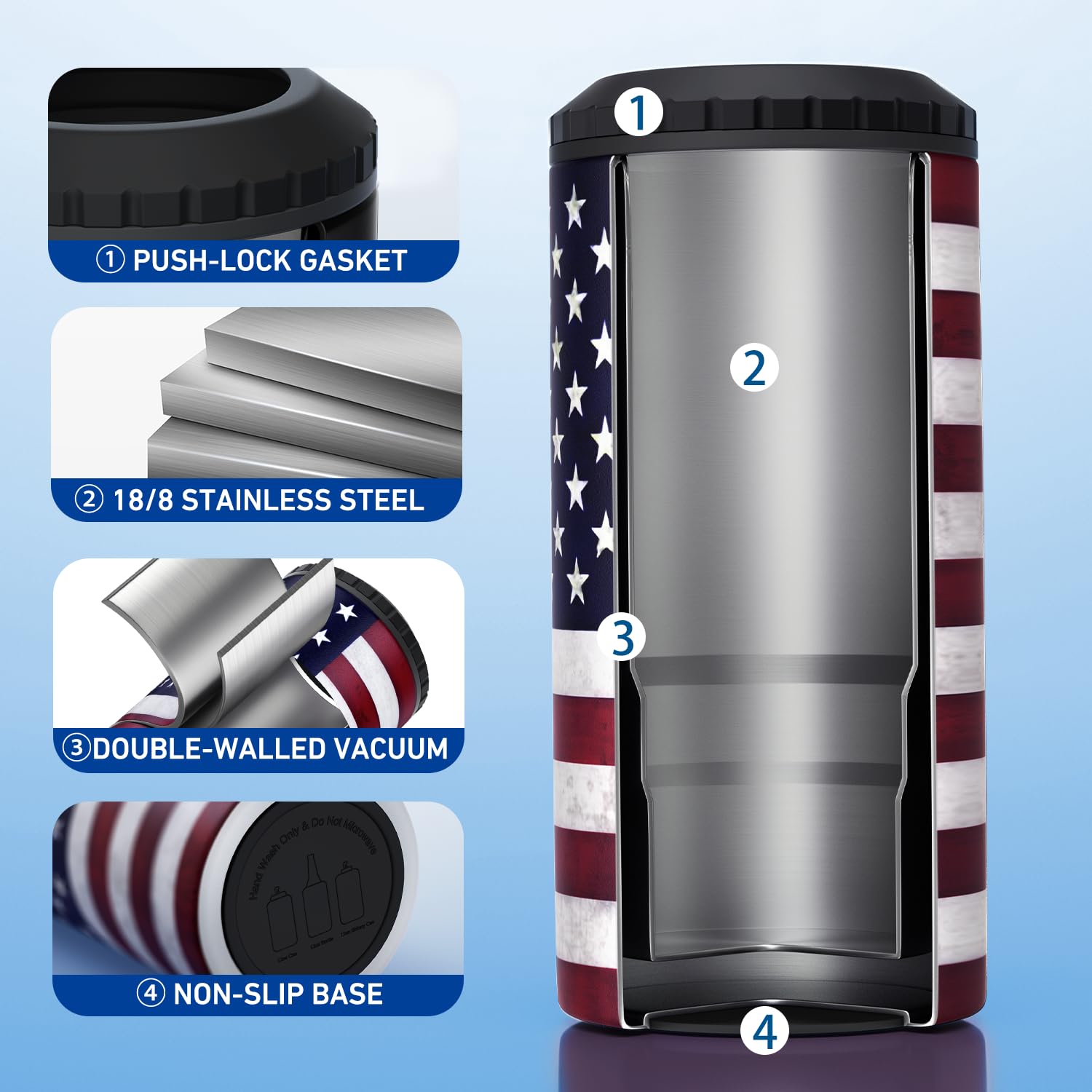 MYTHQUATE lifetime guarantee stainless steel ensures long-lasting quality.