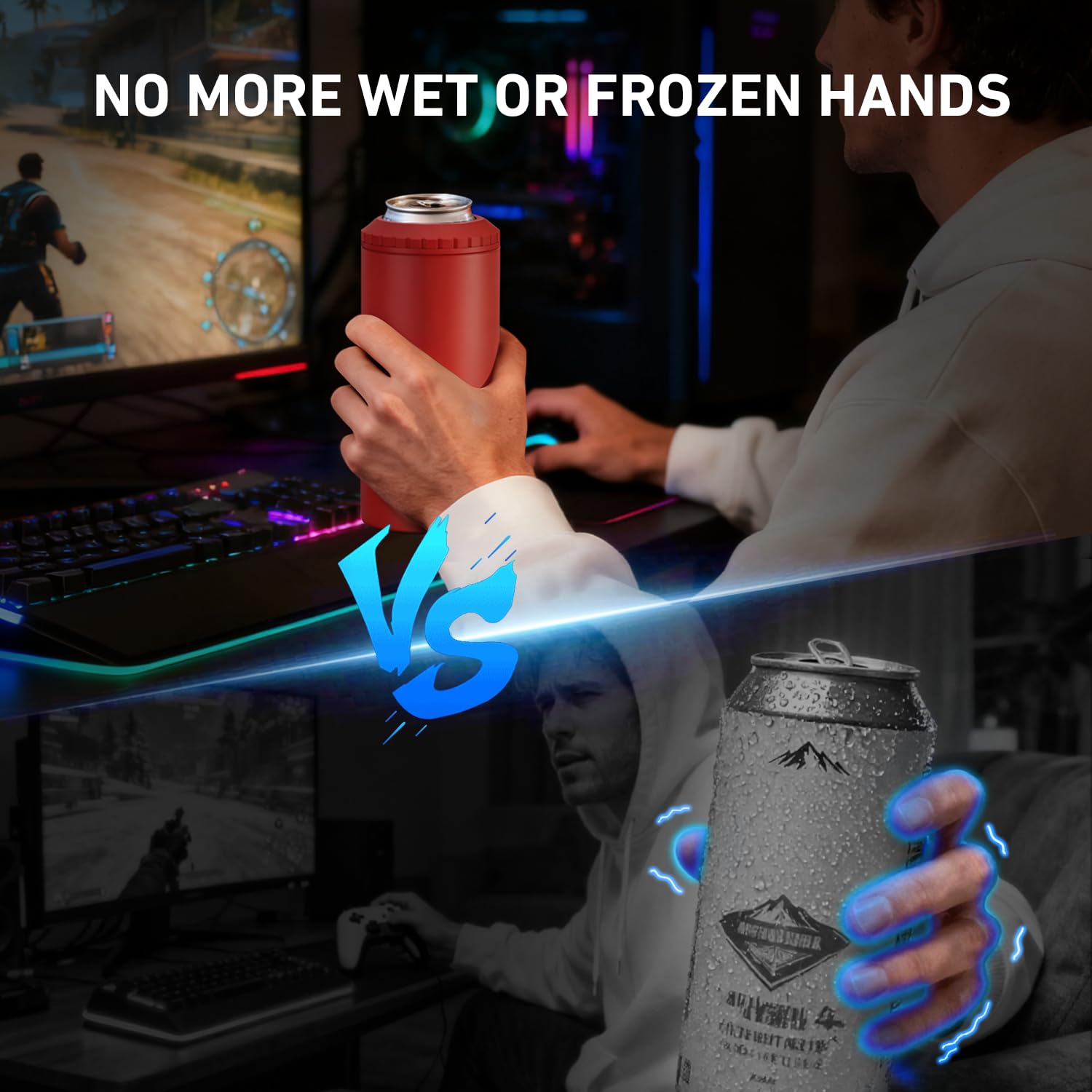 MYTHQUATE Sweat-proof exterior resists moisture for dry hands.