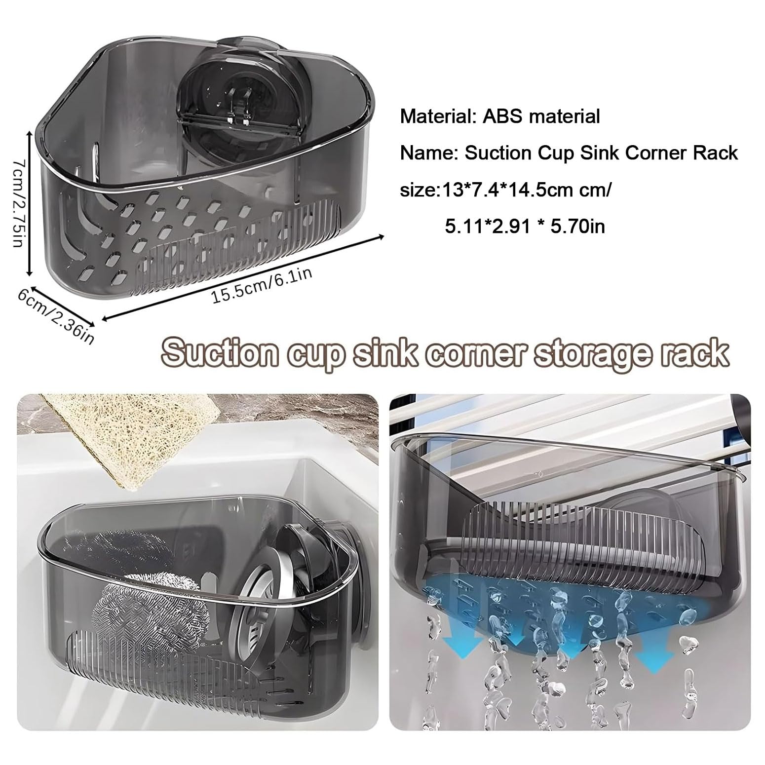 MyVaky sink corner design maximizes space and keeps essential tools within reach.