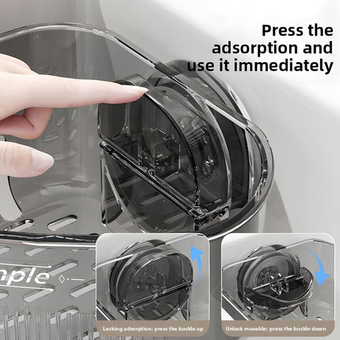 Efficient draining design helps water dry faster after washing dishes.