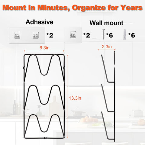 MZTOOL no-drilling installation kit includes adhesive strips and nails for flexible mounting.