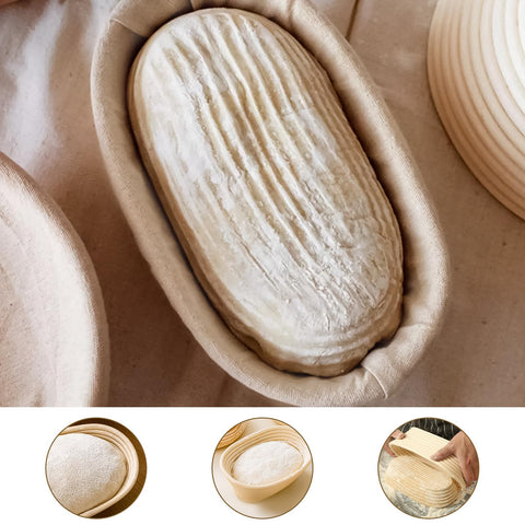 MZUOTU Banneton liner removable cotton for clean dough preparation.