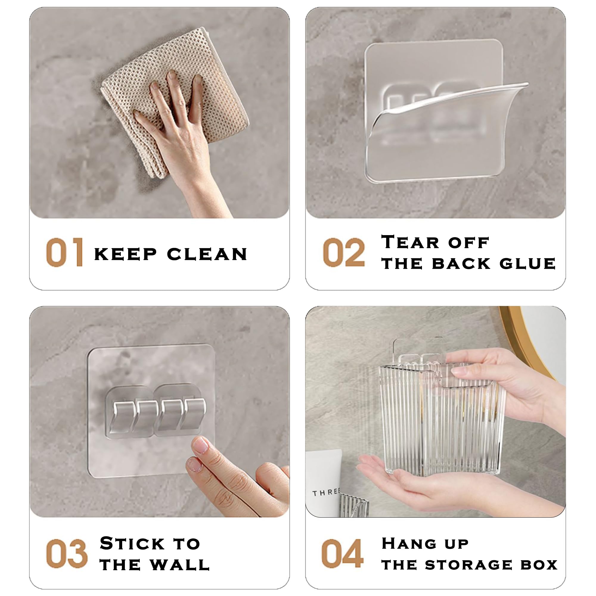 MZYIWUU stackable storage bin for kitchen keeps counters neat and accessible.