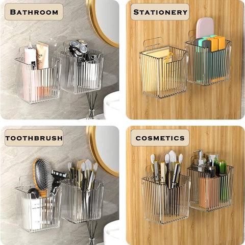 MZYIWUU translucent acrylic visibility helps locate items quickly in any room.