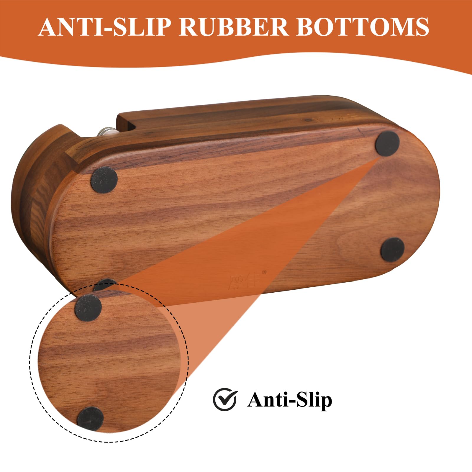 Adjustable-height nut on N MOJAE station ensures steady tamping pressure.