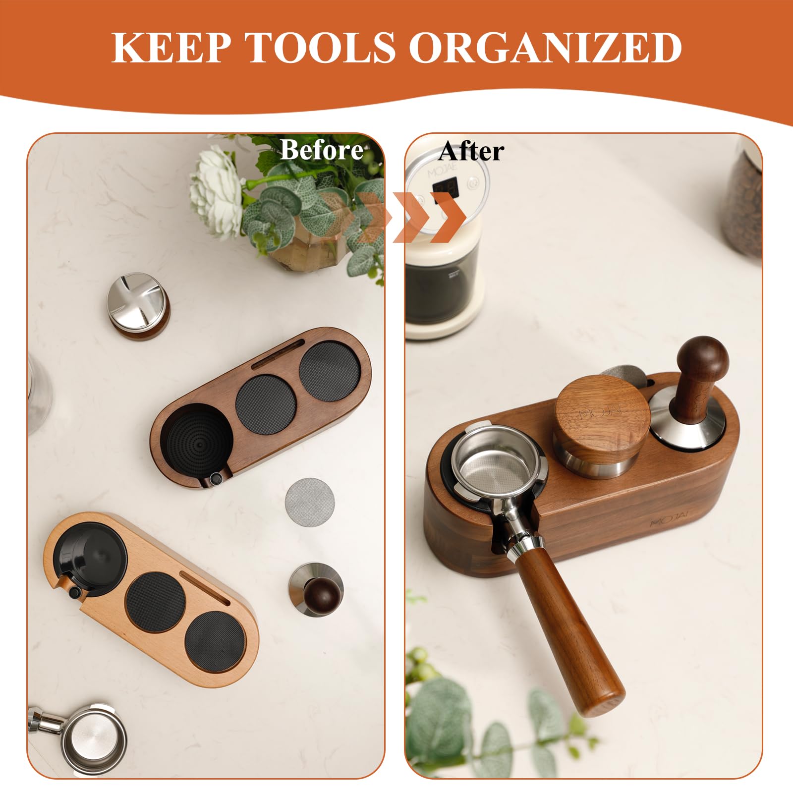 Compact N MOJAE design fits on the counter without clutter.