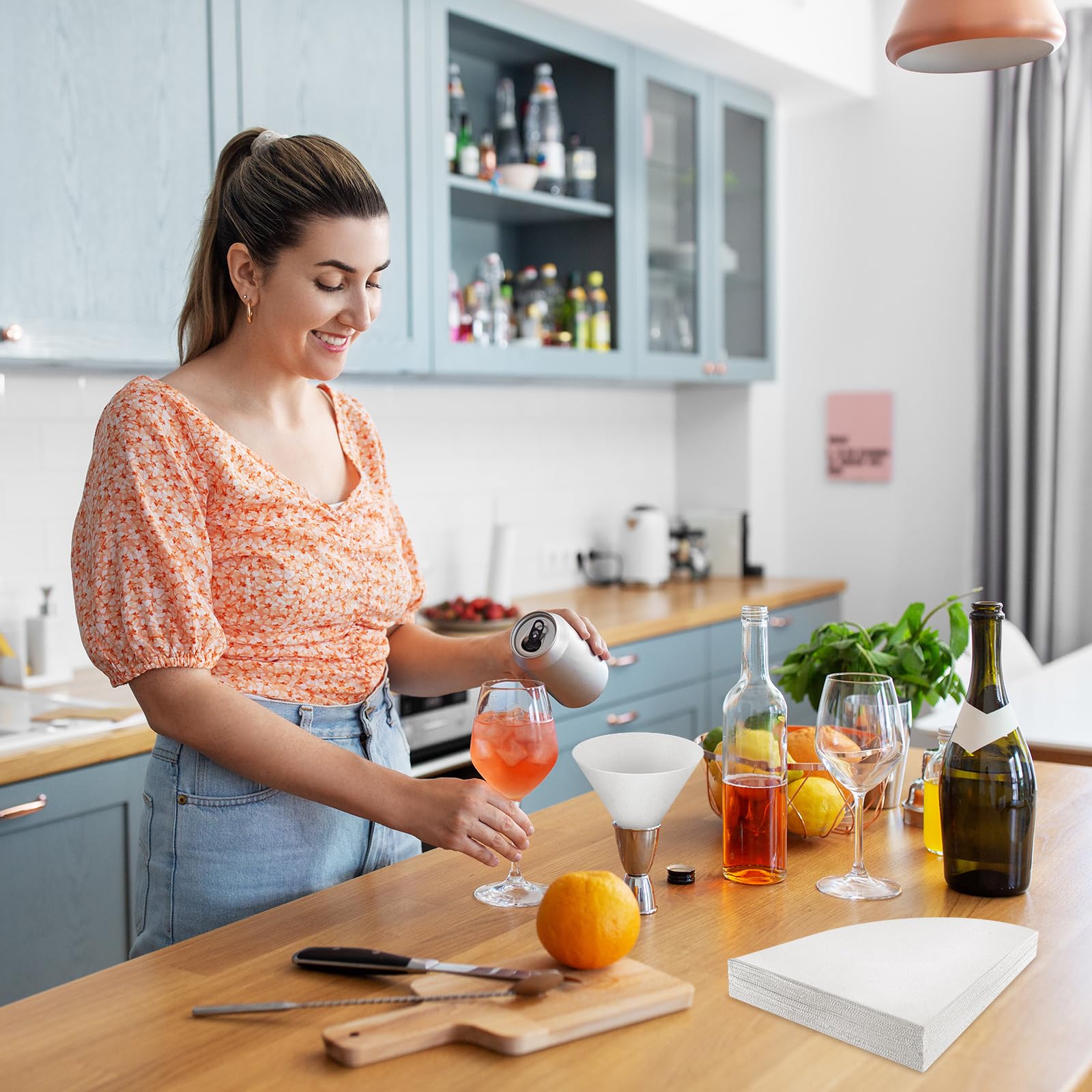 NACHLYNN coffee filter cones for oil filtration and flavor retention.