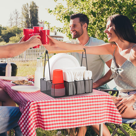 NACIMAX utensil caddy ideal for cups and cutlery at gatherings