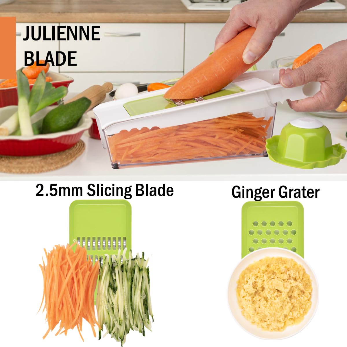 NACOLUS easy-clean design lets blades detach for thorough washing.