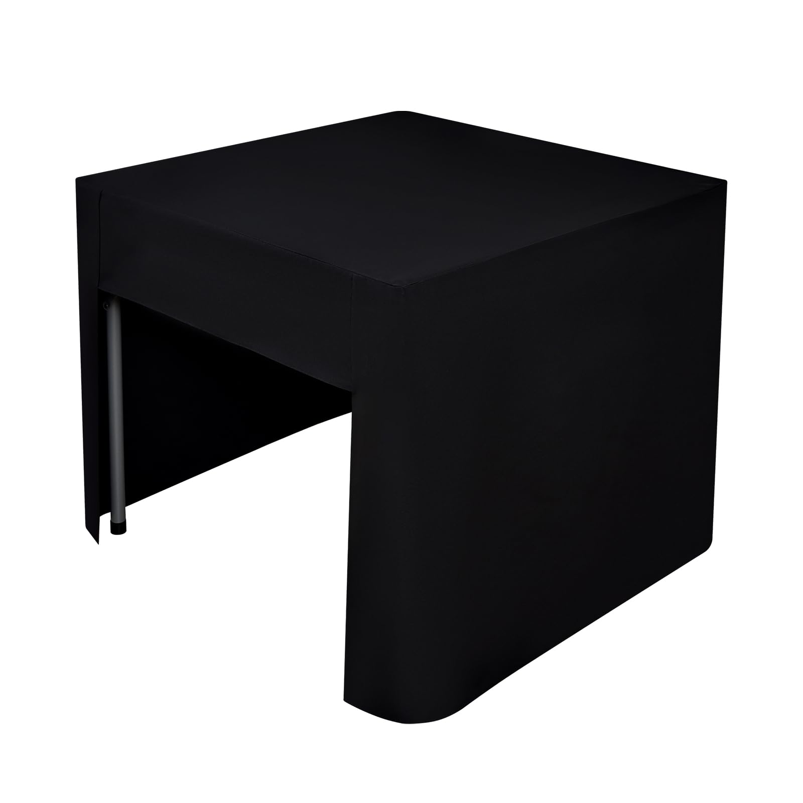 Nacuci 34x34 inch black washable tablecloth easy care for events.