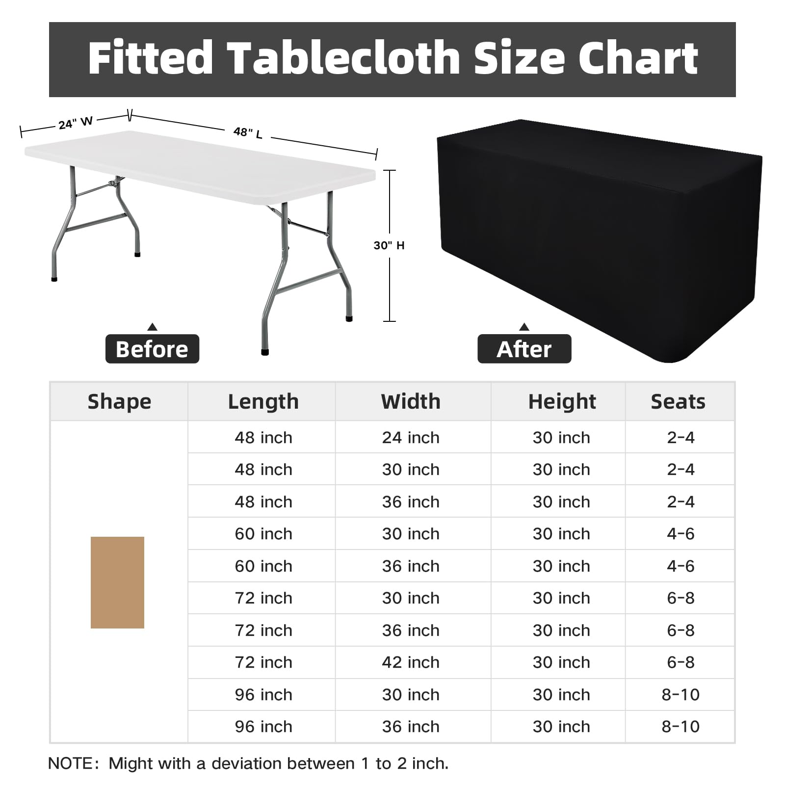 Nacuci indoor and outdoor use protects tables while keeping a sleek, modern look.