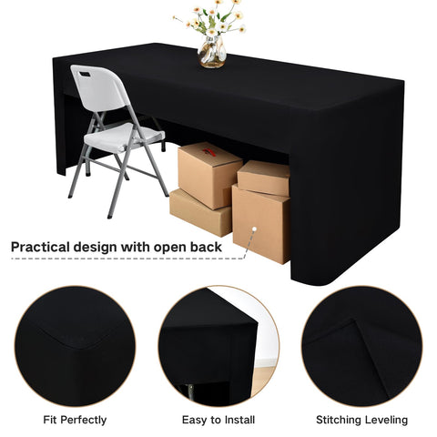 Nacuci washable polyester fabric offers durable, low-maintenance table coverage.
