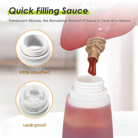 Nacxbwer mustard squeeze bottle keeps sauces neat with clean dispensing.