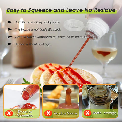 Nacxbwer oil squeeze bottle for controlled pouring and easy handling.