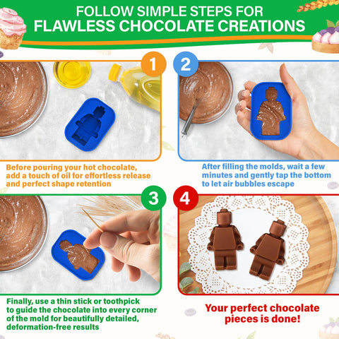 NADOBA chocolate mold for smooth, glossy candy and desserts.