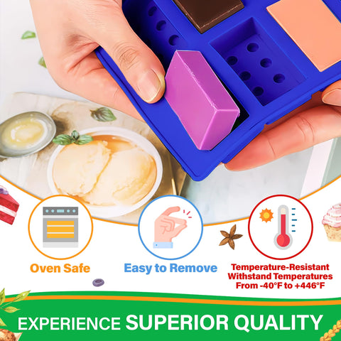 NADOBA heat-resistant mold handles high temps for chocolate and candy.