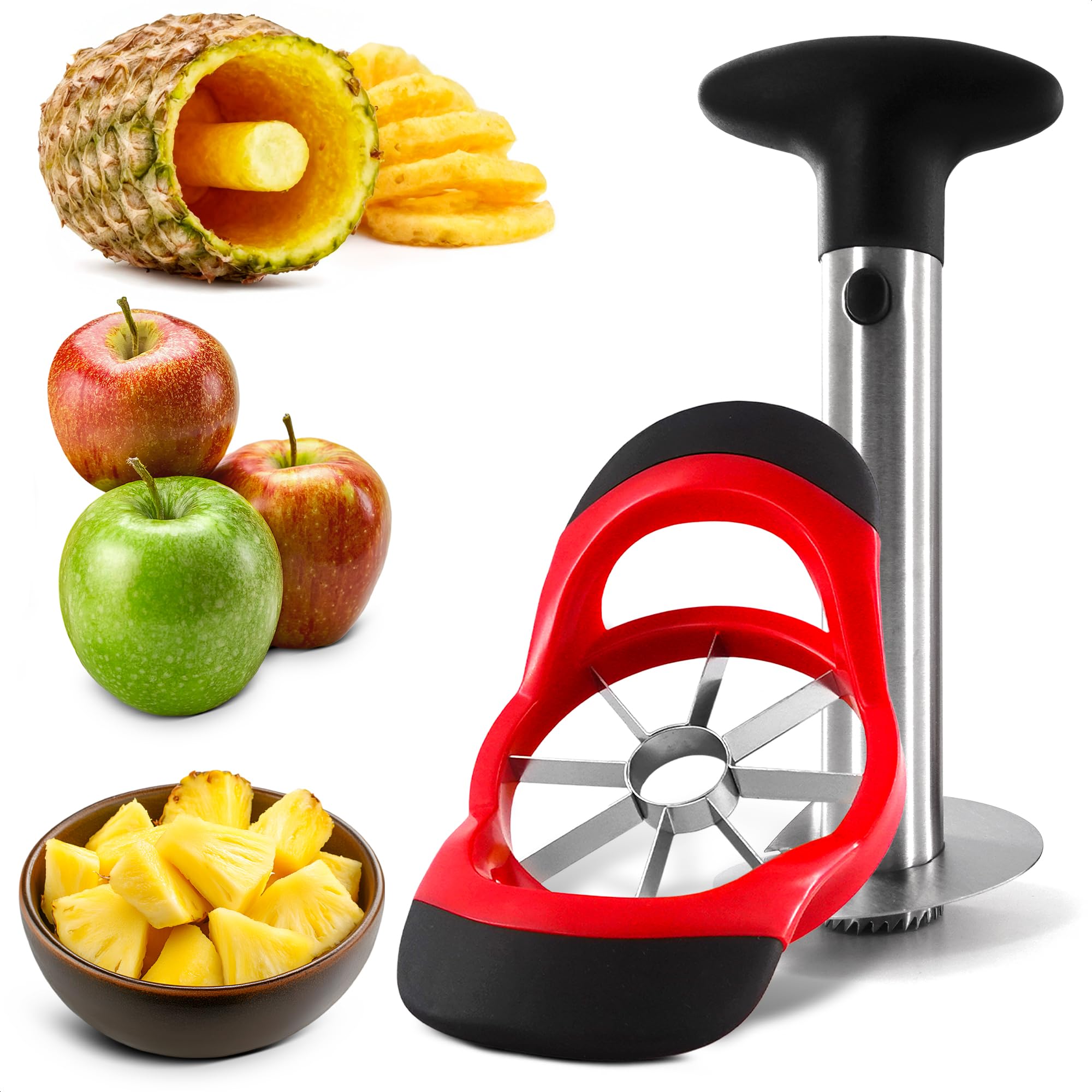 NADOBA pineapple corer with reinforced blade ready for fast core removal