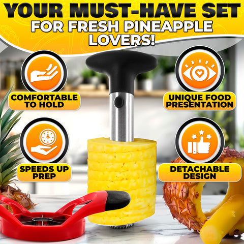 NADOBA pineapple corer detachable design for easy cleaning