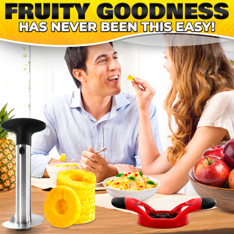 NADOBA fast cut action for quick pineapple prep