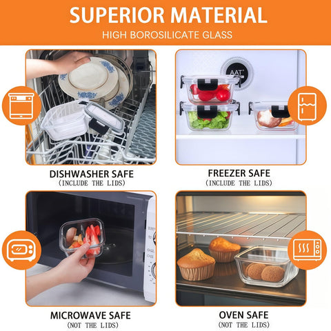 Nafhone bariatric glass container highlights durable glass for safe storage.