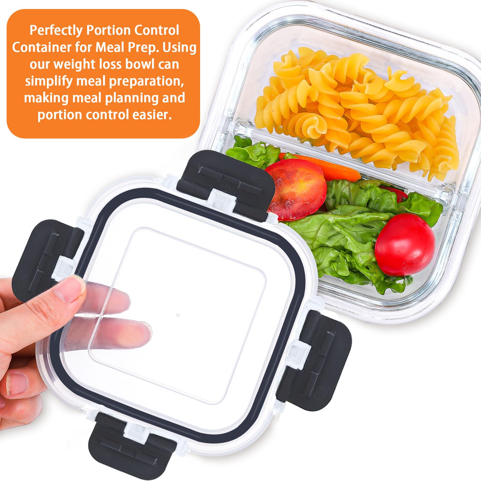 Nafhone portable set fits bags for meals on the go.