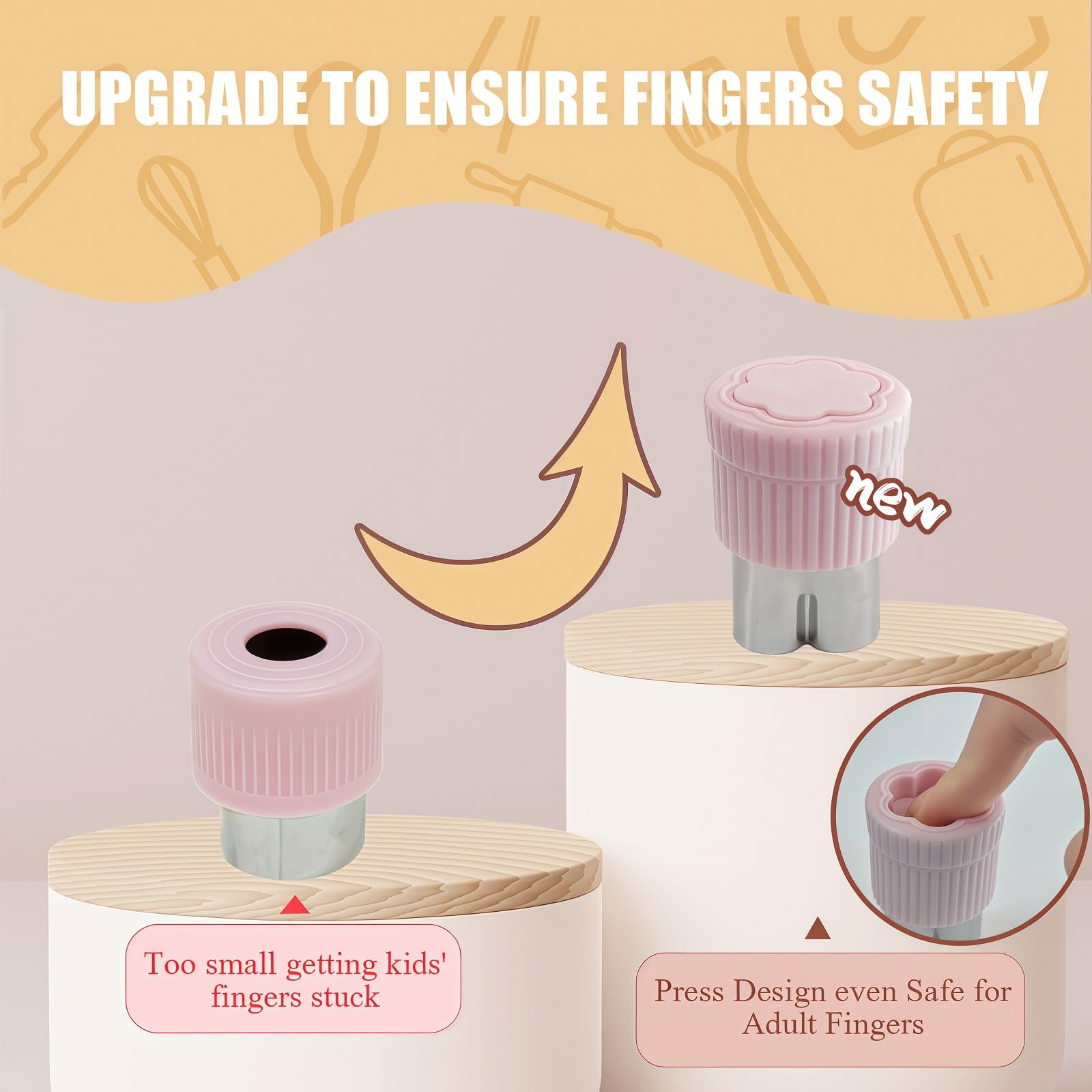 Nafhone food tongs with safe grip for easy grabbing during play