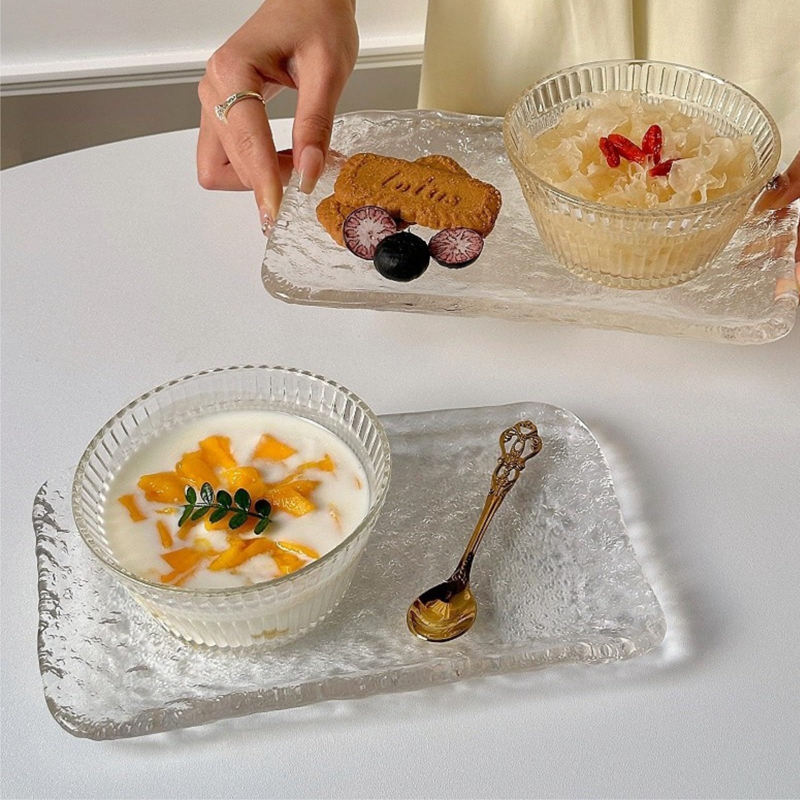 Nagpew bowls resist scratches and stay clear for long-lasting appeal