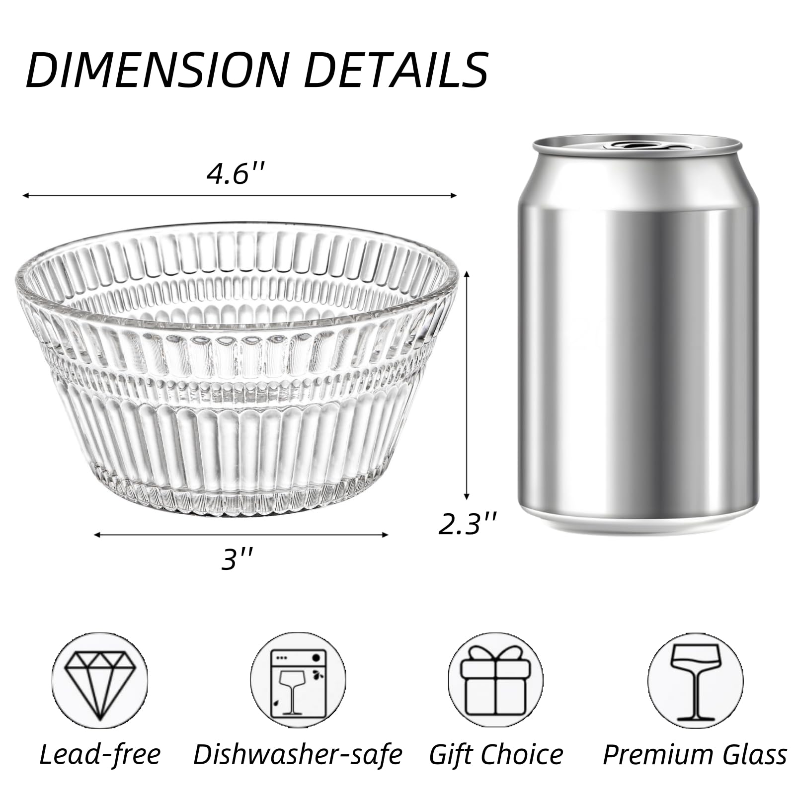 Nagpew stackable glass bowls simplify storage while keeping snacks ready