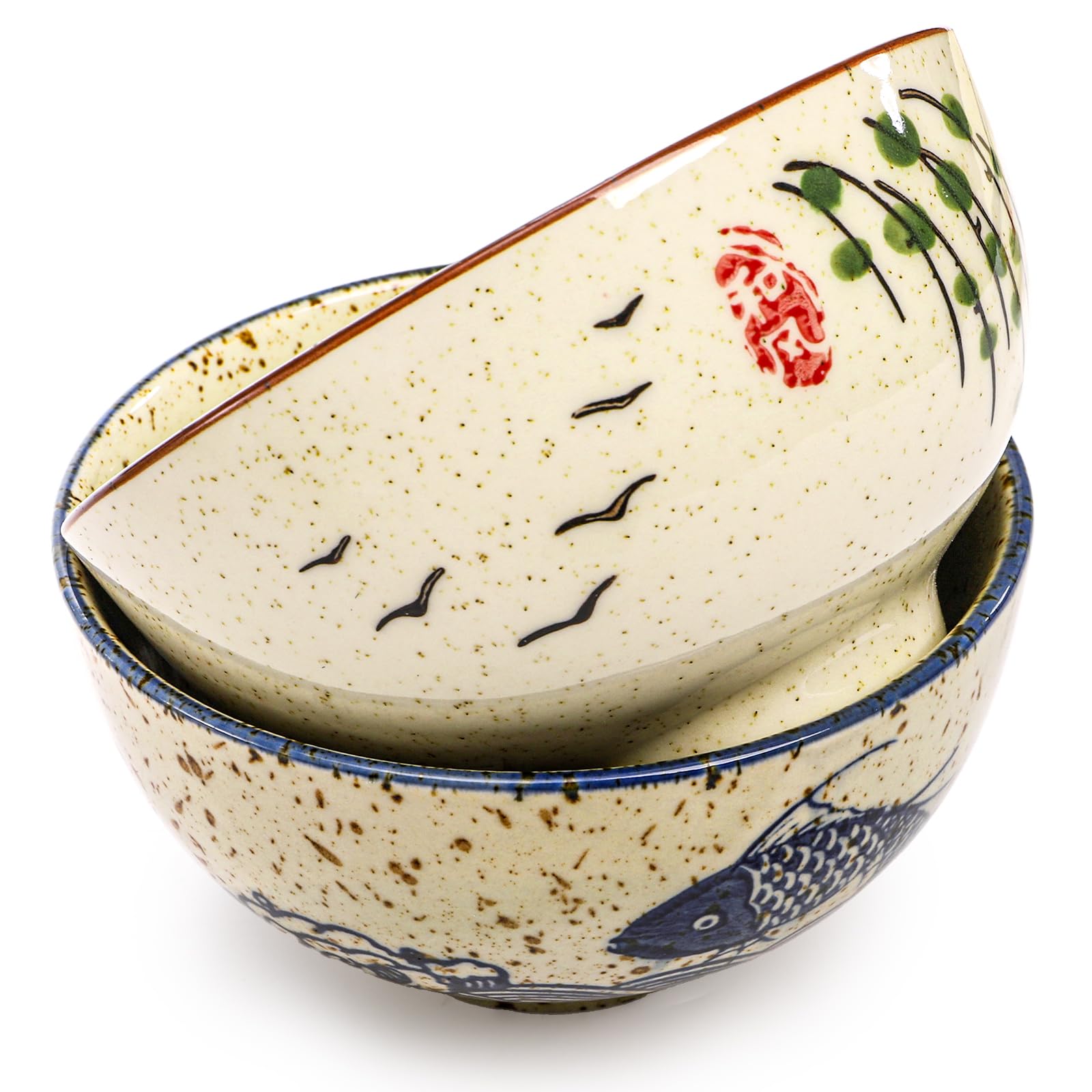 Nagpew 4.5-inch bowls with 10 oz capacity ideal for cereal and desserts.