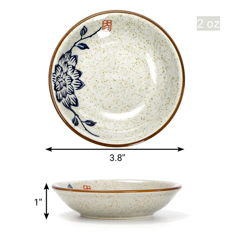 Nagpew bird-pattern dipping dish close-up adds traditional charm to table setting