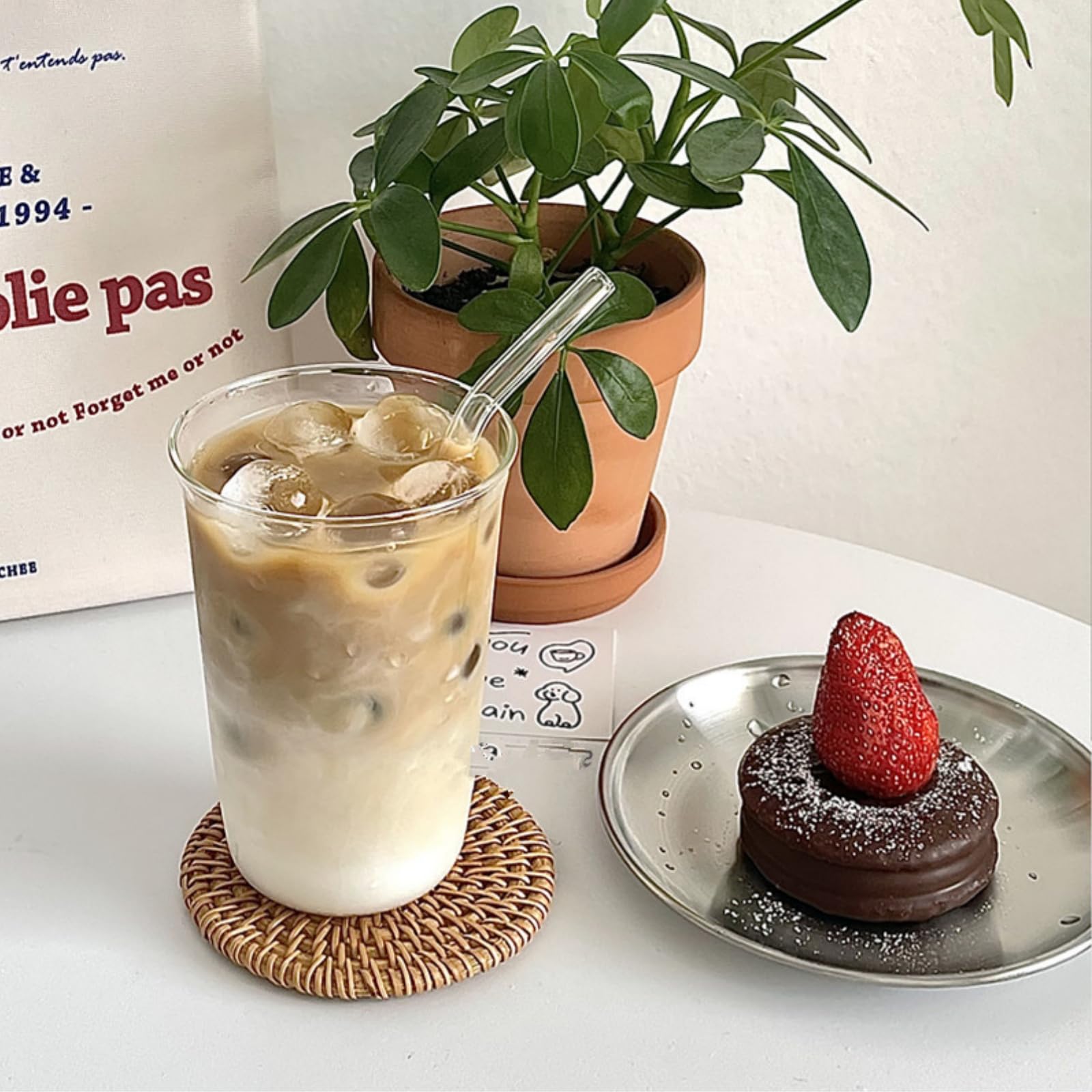 Nagpew dishwasher-safe glass set easy to clean.