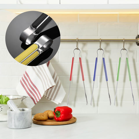 Nagpew tongs in use on a grill for barbecue sessions