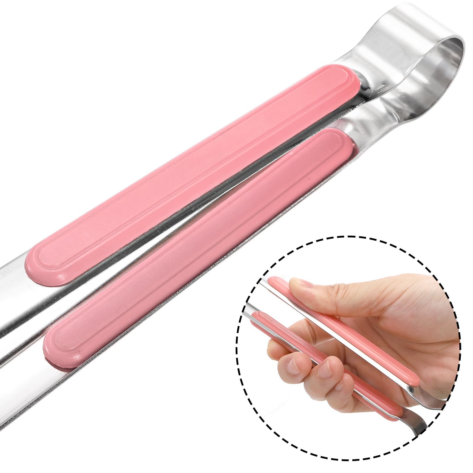 Nagpew tongs close-up of heat-resistant handle for safe grilling