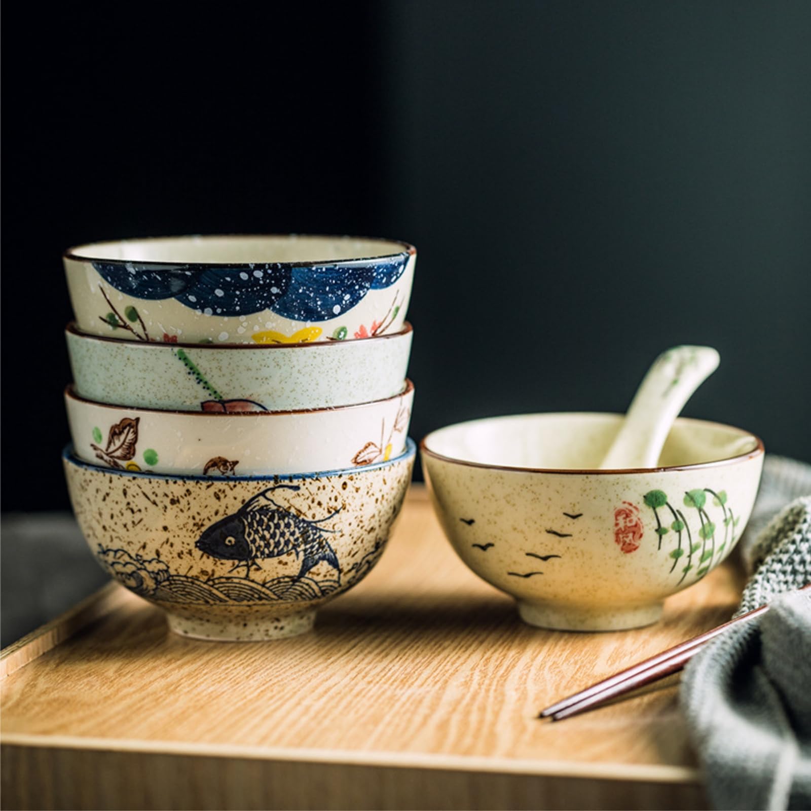 Nagpew bowls stack neatly to save kitchen storage space.